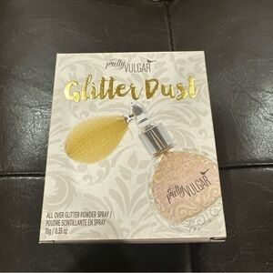 PRETTY VULGAR Glitter Dust POWDER SPRAY Face, Hair & Body .42 OzFull Sz NEW wBOX